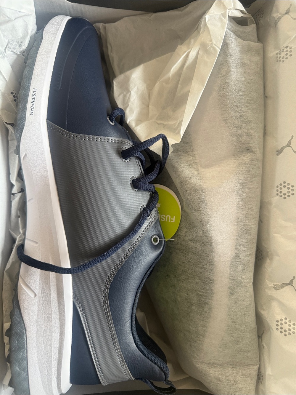 Puma Men's Navy and Gray Casual Sneakers